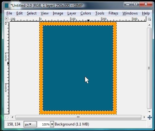 GIMP Fill Background