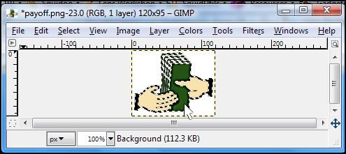 GIMP Select Increased Threshold