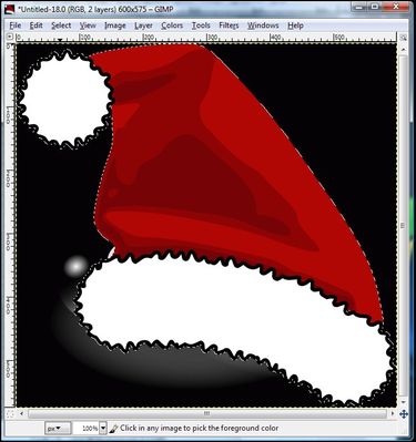 Paste Santas Cap