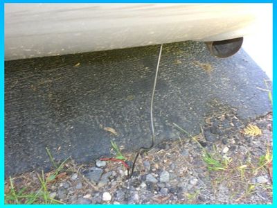 Wire Hanging Below Bumper