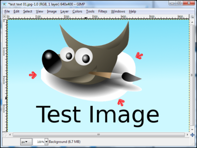 Test Image White Areas