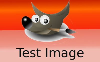 Test Image - Fire Red Background