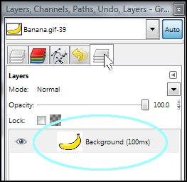 Layers Dialog Box - One Layer