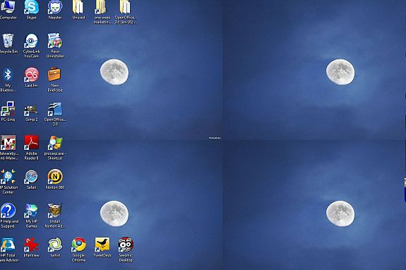 Moon Light Wallpaper Re-sized Tile 