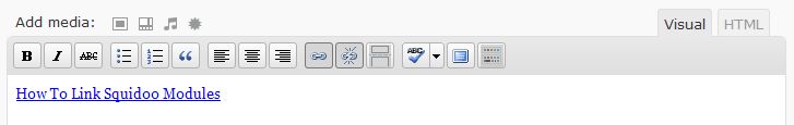 Copied Link Text In Editor
