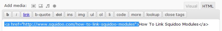 Opening Tag Highlighted