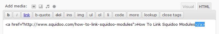 Closing Tag Highlighted