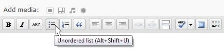 WP Unordered List
